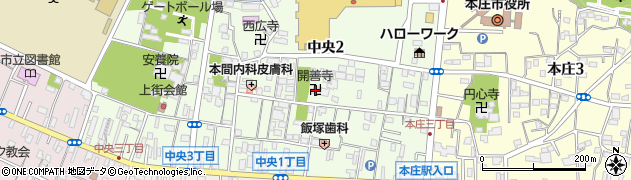 開善寺周辺の地図