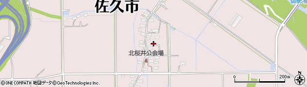 長野県佐久市桜井北桜井837周辺の地図