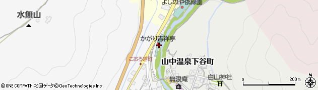 石川県加賀市山中温泉こおろぎ町ニ周辺の地図