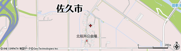 長野県佐久市桜井北桜井周辺の地図