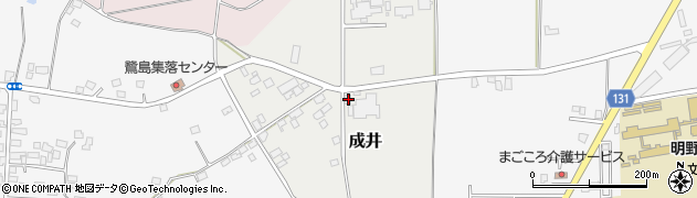 茨城県筑西市成井613周辺の地図