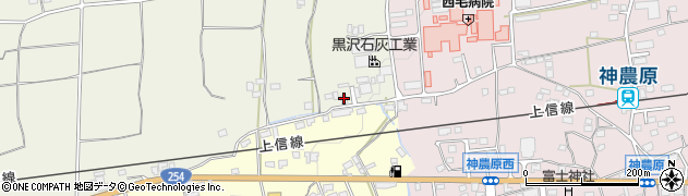 群馬県富岡市神成3周辺の地図