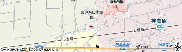 群馬県富岡市神成2周辺の地図
