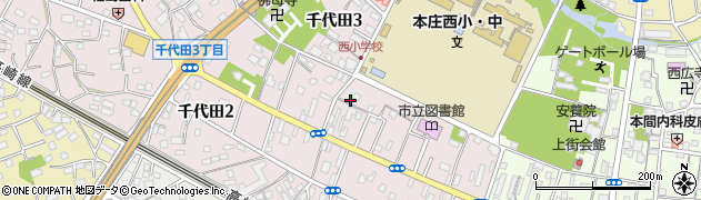 埼玉県本庄市千代田周辺の地図
