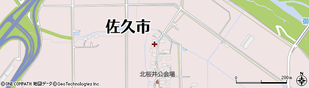 長野県佐久市桜井北桜井822周辺の地図