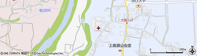 群馬県富岡市上高瀬203周辺の地図