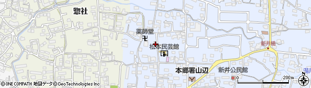 長野県松本市里山辺下金井1334周辺の地図