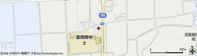 群馬県警察本部　富岡警察署中高瀬駐在所周辺の地図