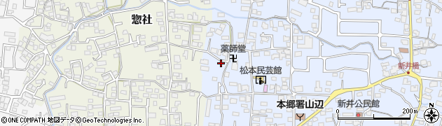 長野県松本市里山辺下金井1342周辺の地図
