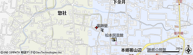 長野県松本市里山辺下金井1273周辺の地図