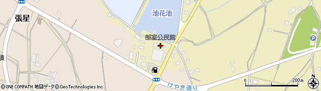部室公民館周辺の地図