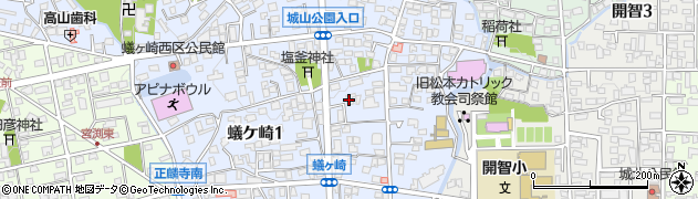 株式会社共立プラニング松本営業部周辺の地図
