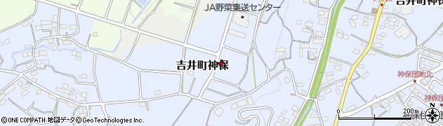 群馬県高崎市吉井町神保周辺の地図