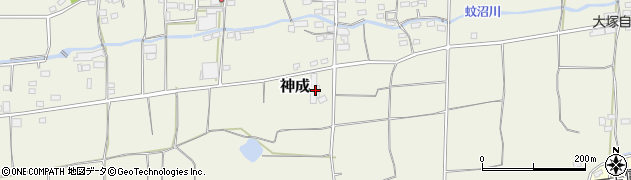 群馬県富岡市神成311周辺の地図