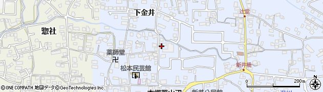 長野県松本市里山辺下金井1291周辺の地図