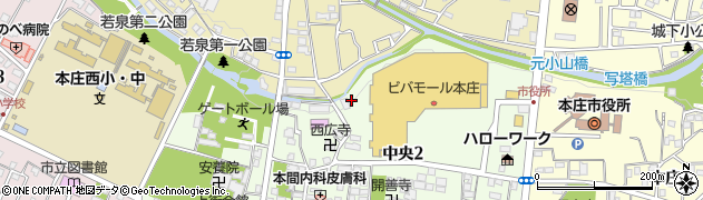 寺坂橋周辺の地図