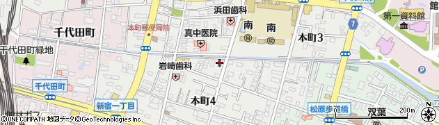 呉服センター　岡田周辺の地図