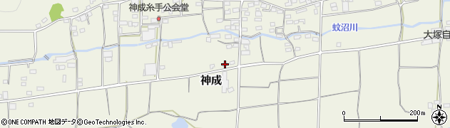 群馬県富岡市神成313-1周辺の地図