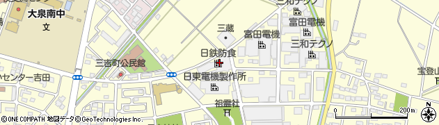 日鉄防食株式会社大泉工場周辺の地図