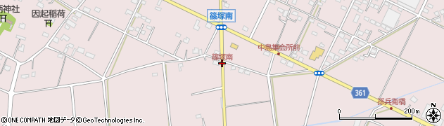 篠塚南周辺の地図