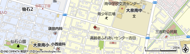 大泉町公民館南別館周辺の地図