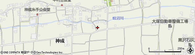 群馬県富岡市神成169周辺の地図