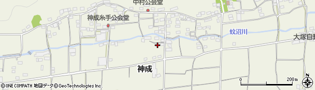 群馬県富岡市神成316周辺の地図