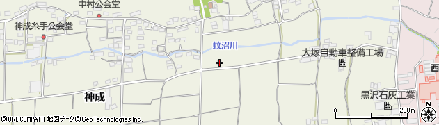 群馬県富岡市神成162周辺の地図