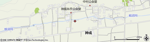 群馬県富岡市神成327周辺の地図