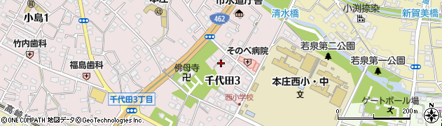 埼玉県本庄市千代田3丁目周辺の地図