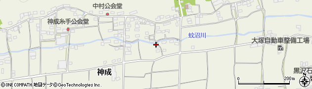 群馬県富岡市神成171周辺の地図