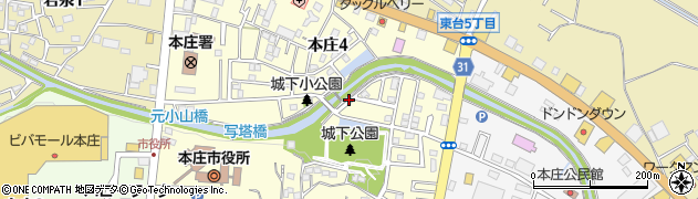 城下橋周辺の地図