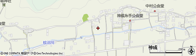 群馬県富岡市神成986-1周辺の地図