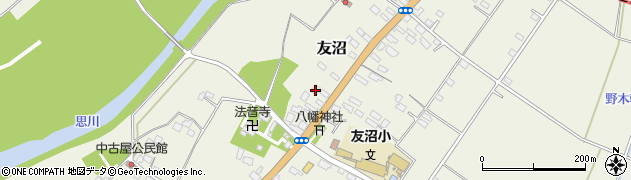 栃木県下都賀郡野木町友沼953周辺の地図