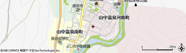 石川県加賀市山中温泉栄町ホ58周辺の地図
