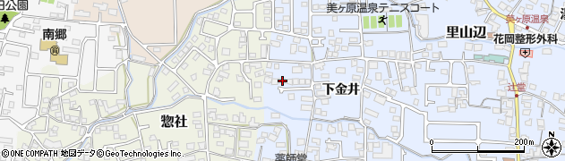 長野県松本市里山辺下金井1252周辺の地図