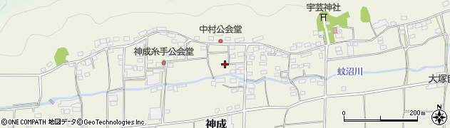 群馬県富岡市神成1094周辺の地図