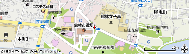 館林市役所周辺の地図