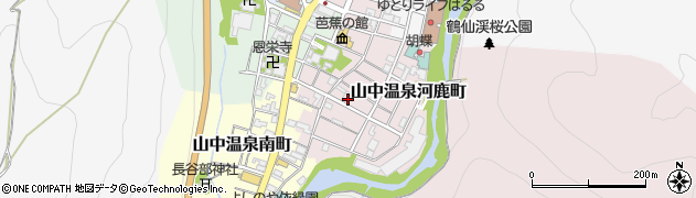 石川県加賀市山中温泉栄町ホ周辺の地図