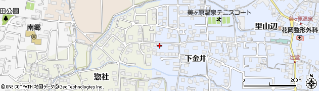 長野県松本市里山辺下金井1251周辺の地図