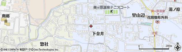 長野県松本市里山辺下金井1224周辺の地図