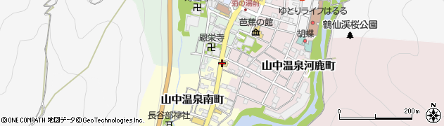 石川県加賀市山中温泉南町（ヨ）周辺の地図