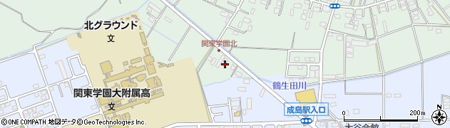 群馬県館林市成島町641周辺の地図