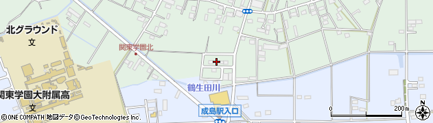 群馬県館林市成島町611周辺の地図