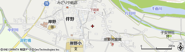 長野県佐久市伴野周辺の地図