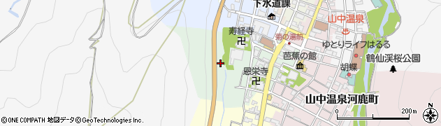 石川県加賀市山中温泉湯の出町タ周辺の地図