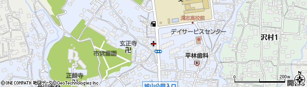 松本蟻ヶ崎郵便局周辺の地図
