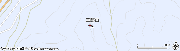 三郎山周辺の地図