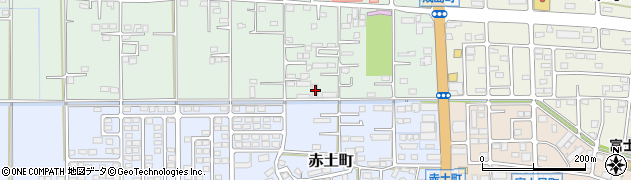 群馬県館林市成島町256周辺の地図