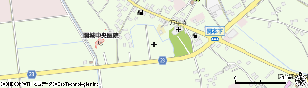 茨城県筑西市関本下周辺の地図